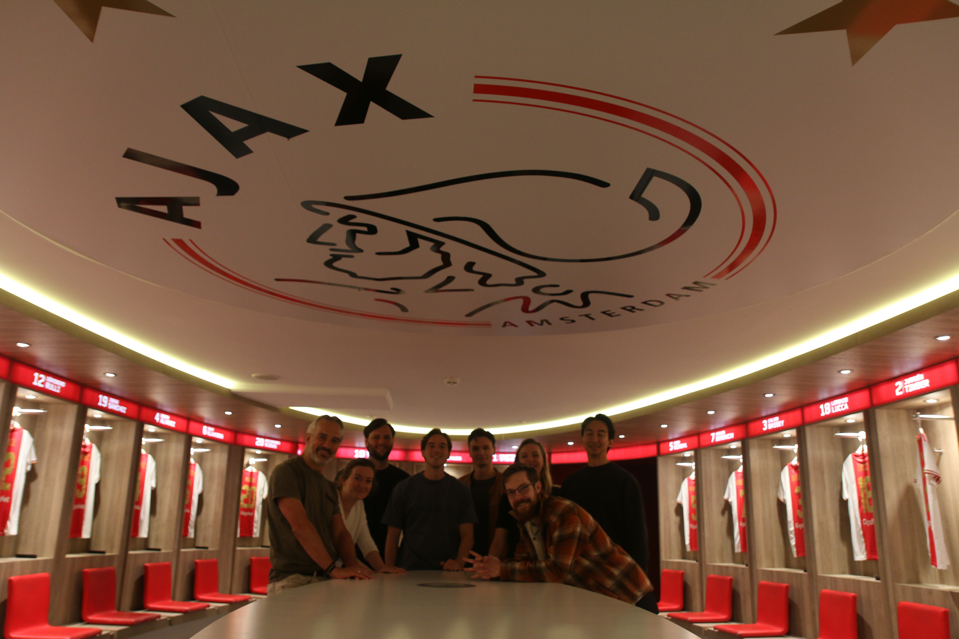 Group photo at Arena